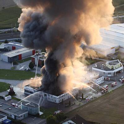 Großbrand bei Amstetten