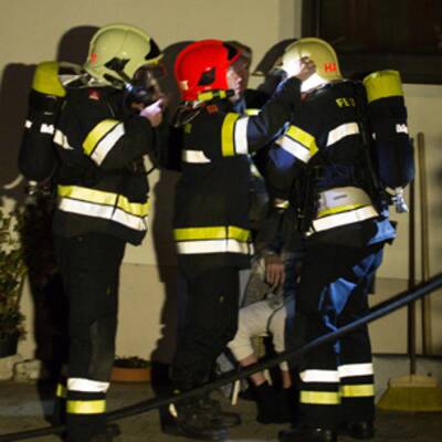 Hausbrand in OÖ: Sohn rettet Vater