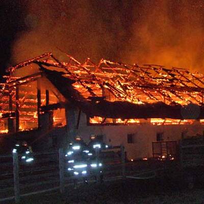Großeinsatz der Feuerwehr
