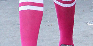 Welcher Star trägt solche Socken?