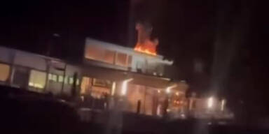 Fans lösen bei WAC-Siegesfeier Brand in Lavanttal-Arena aus