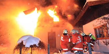 Brand St. Martin bei Lofer Feuerwehr