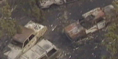 Buschbrände zerstören 40 Häuser