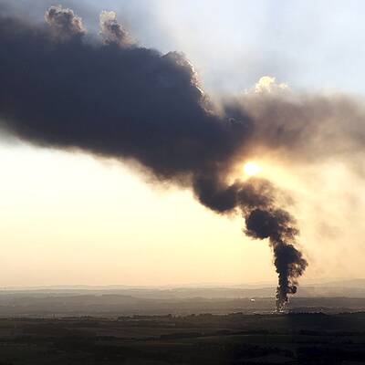 Großbrand bei Amstetten