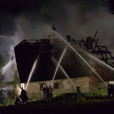 Großeinsatz der Feuerwehr