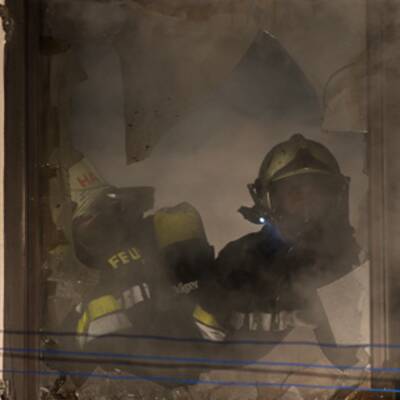 Hausbrand in OÖ: Sohn rettet Vater