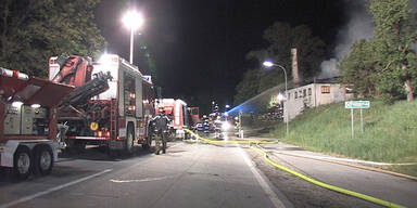 Wirtschaftsgebäude in Liezen niedergebrannt