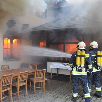 Restaurant in Mödling in Vollbrand