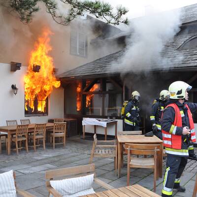 Restaurant in Mödling in Vollbrand