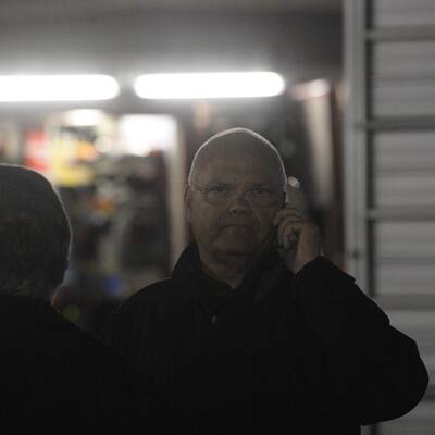 Großbrand in Floridsdorfer Lagerhalle