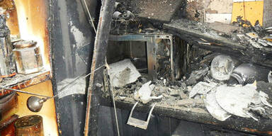 Flammen-Inferno in Floridsdorf