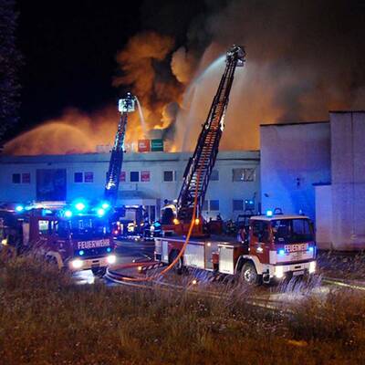 Feuerwehr im Großeinsatz