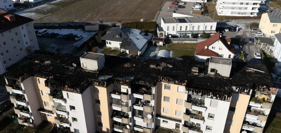 Rakete Feuer Traun Silvester