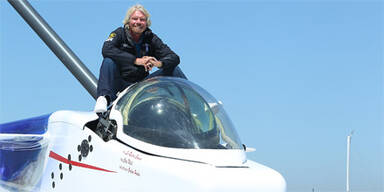 Richard Branson auf U-Boot