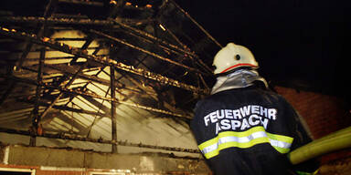 Bauernhof niedergebrannt - Feuerteufel schuld?