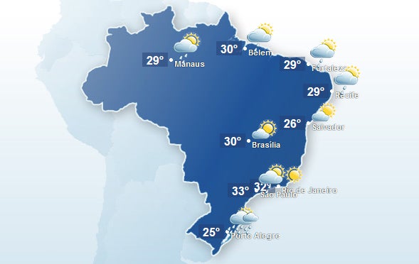 Brasilien-Hitze lockt tausende an den Strand