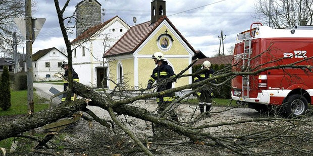 Orkan mit 120 km/h in Österreich