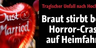 Braut kam bei Horror-Crash ums Leben