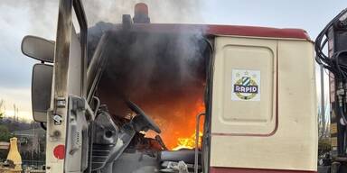 Rapid-Fan entkam Brand in Lkw