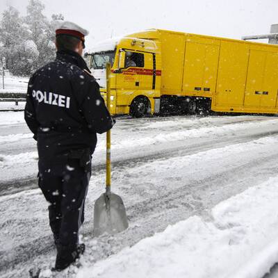 Neuschnee in Österreich