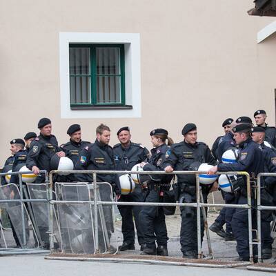 Demonstration am Brenner