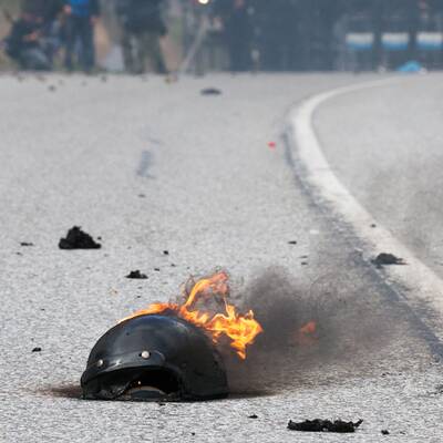 Demonstration am Brenner