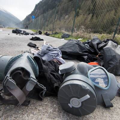 Demonstration am Brenner