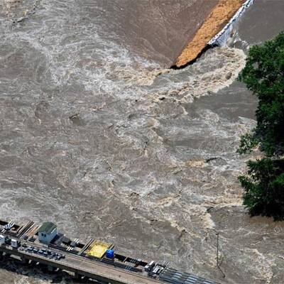 Die Deiche brechen am Mississippi