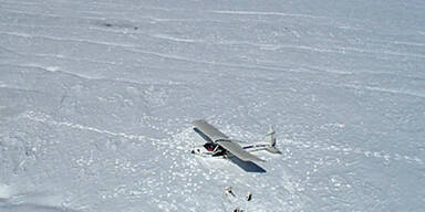 Bruchlandung auf Ötztaler Gletscher