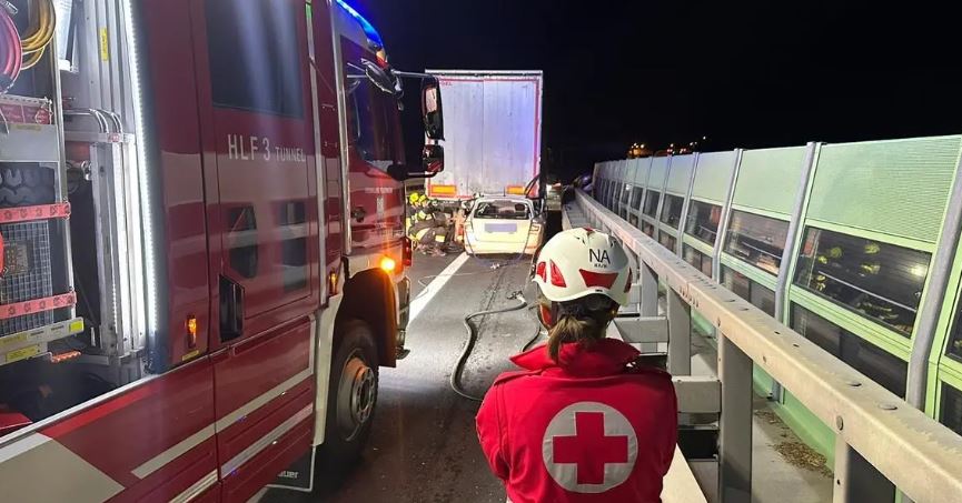 Unfall Brucker Tunnel