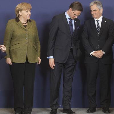 Die 27 Staats- und Regierungschefs verhandeln das EU-Budget.