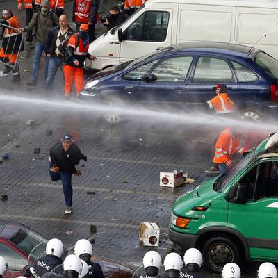 Nach einer Demo kam es zu schweren Ausschreitungen.