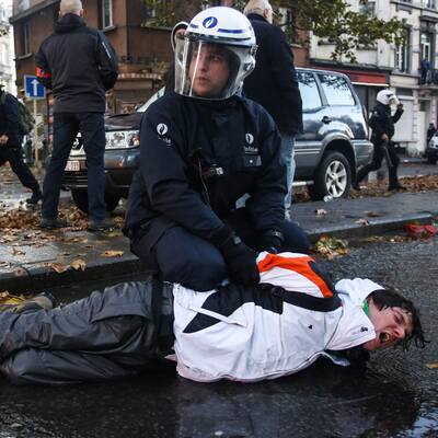 Nach einer Demo kam es zu schweren Ausschreitungen.