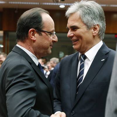 Die 27 Staats- und Regierungschefs verhandeln das EU-Budget.