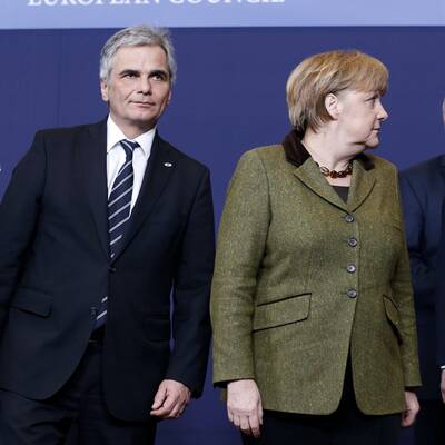 Die 27 Staats- und Regierungschefs verhandeln das EU-Budget.