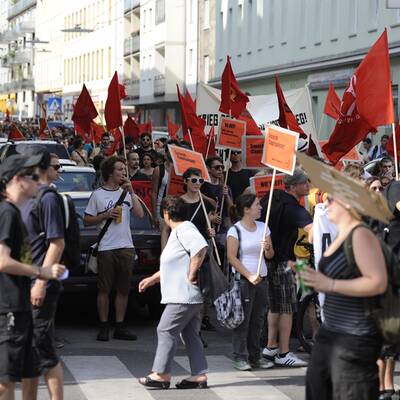 Demonstration gegen WEF-Gipfel