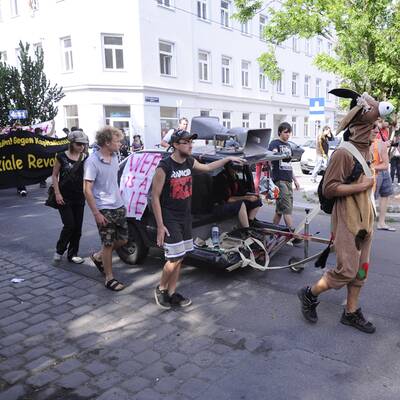 Demonstration gegen WEF-Gipfel