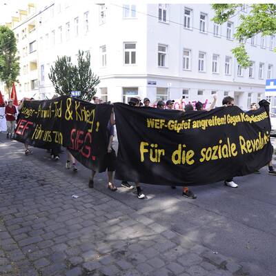 Demonstration gegen WEF-Gipfel