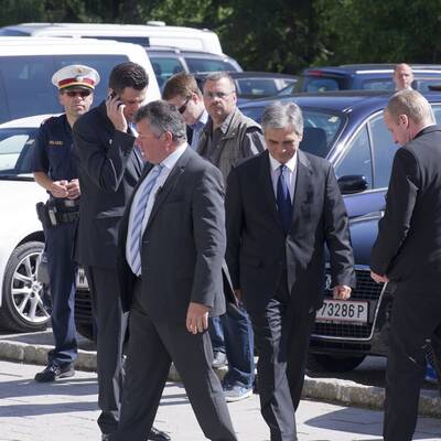 Erste Pressekonferenz Montagmittag
