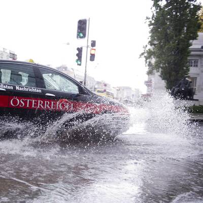 Unwetter in Wien