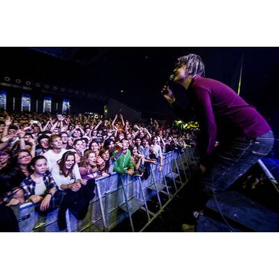 Pete Doherty rockte Wiener Gasomter 