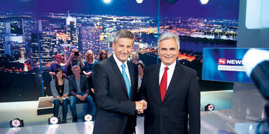 TV-Duelle: Faymann siegt, Frank letzter