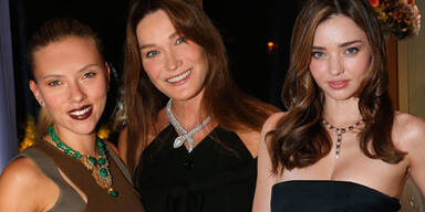 Carla Bruni, Miranda Kerr, Scarlett Johansson