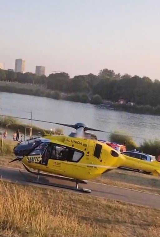 Badeunfall an der Neuen Donau
