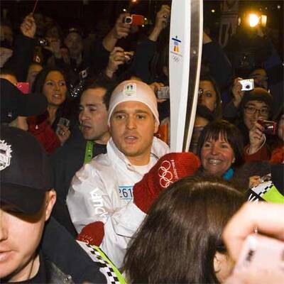 Fackelträger Michael Bublé