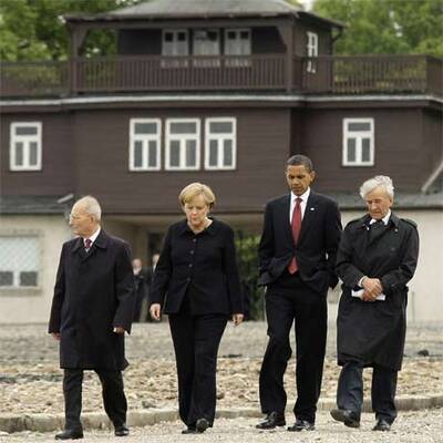 Obama im KZ Buchenwald