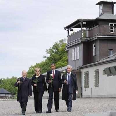 Obama im KZ Buchenwald