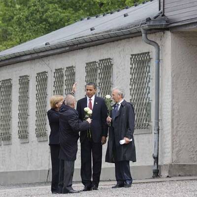 Obama im KZ Buchenwald