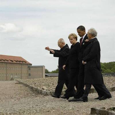 Obama im KZ Buchenwald