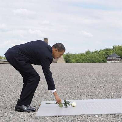 Obama im KZ Buchenwald